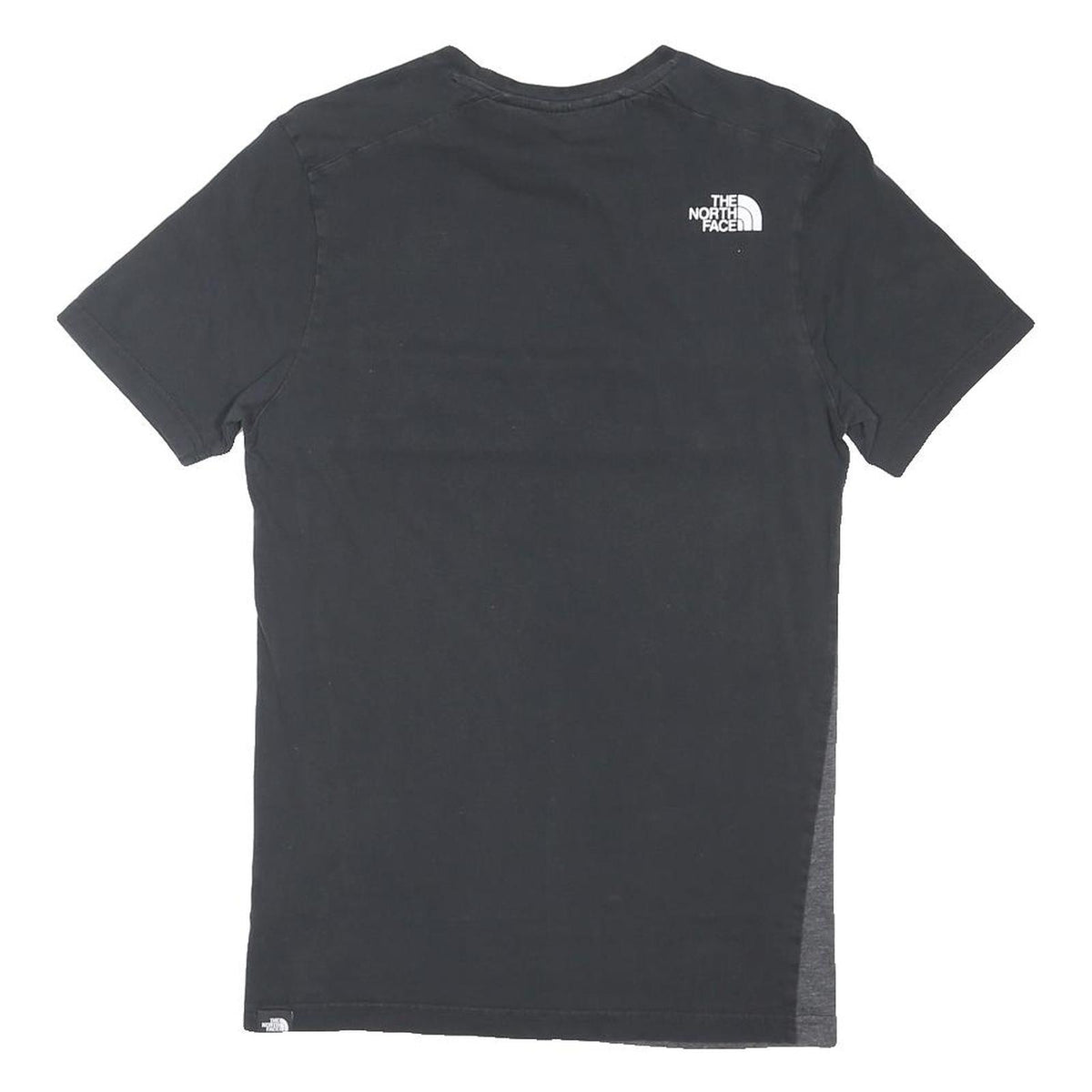 THE NORTH FACE Mens Black & Grey Logo Graphic T-Shirt XS Short Sleeve Crew Neck