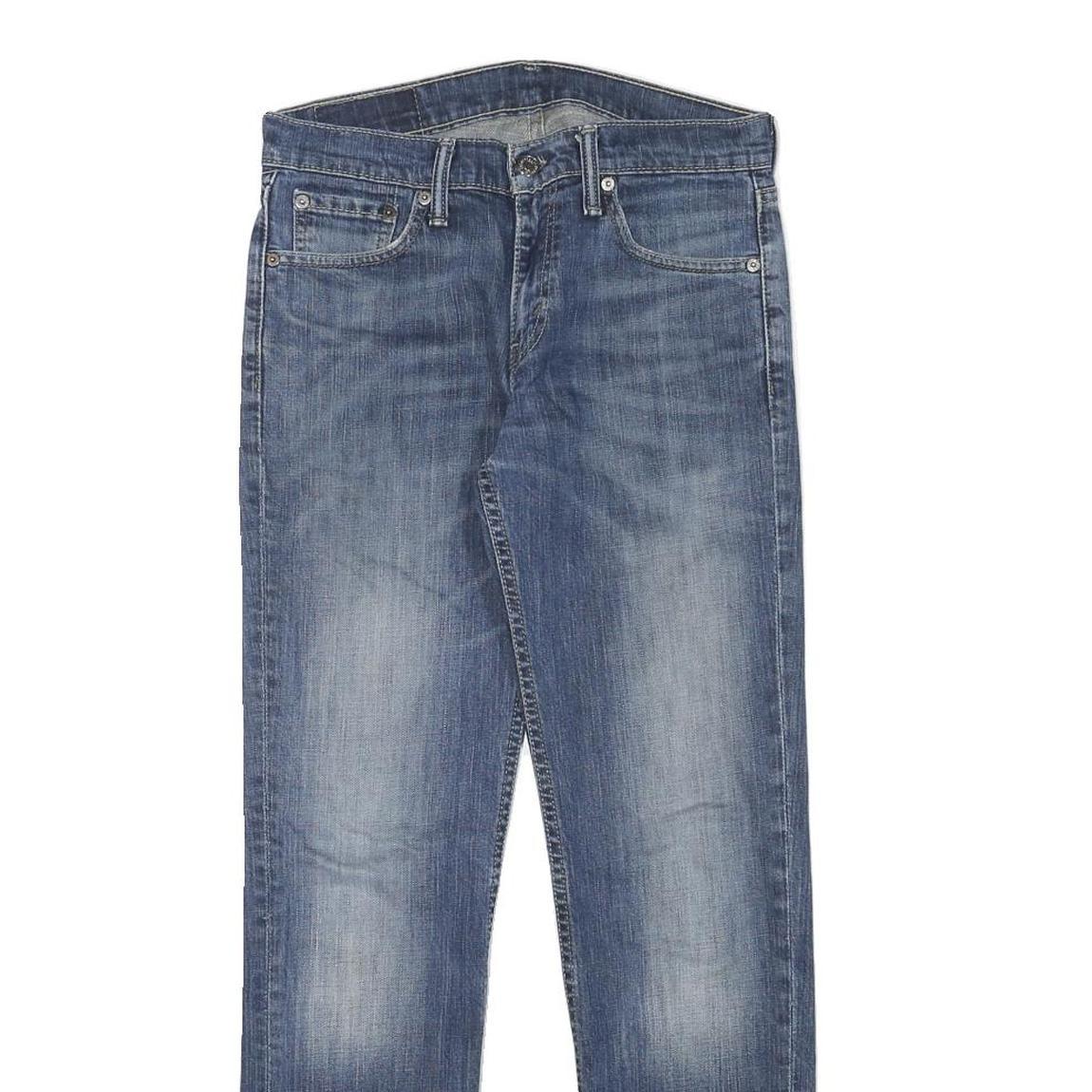 LEVI'S 511 Mens Jeans Blue Slim Straight Denim Medium W28 L29 5-Pocket Zip