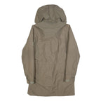 JACK WOLFSKIN Womens Beige Outdoor Jacket UK 10 Polyester Blend Plain Zip Hooded