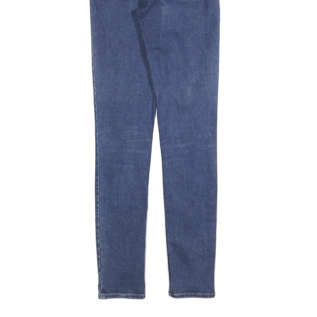 LEVI'S 721 Womens Jeans Blue Slim Skinny Denim Medium W28 L32 Zip Closure