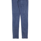 LEVI'S 721 Womens Jeans Blue Slim Skinny Denim Medium W28 L32 Zip Closure