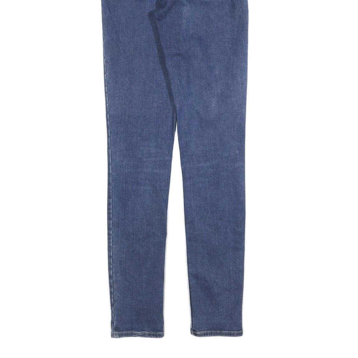 LEVI'S 721 Womens Jeans Blue Slim Skinny Denim Medium W28 L32 Zip Closure