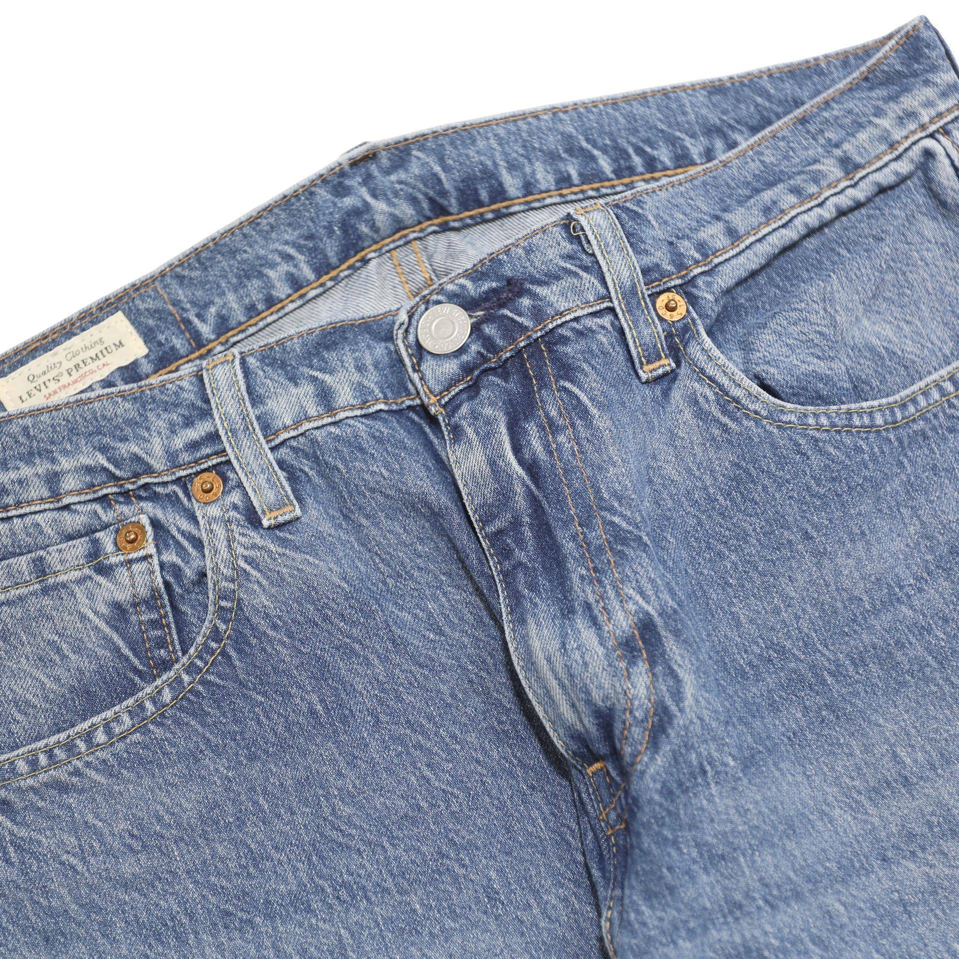 LEVI'S 512 Big E Mens Jeans Blue & Light Slim Skinny Denim Cotton Blend W30 L30