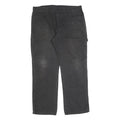 DICKIES Mens Relaxed Black Jeans Denim W38 L32 Workwear Zip Pockets