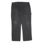 DICKIES Mens Relaxed Black Jeans Denim W38 L32 Workwear Zip Pockets