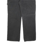 DICKIES Mens Relaxed Black Jeans Denim W38 L32 Workwear Zip Pockets