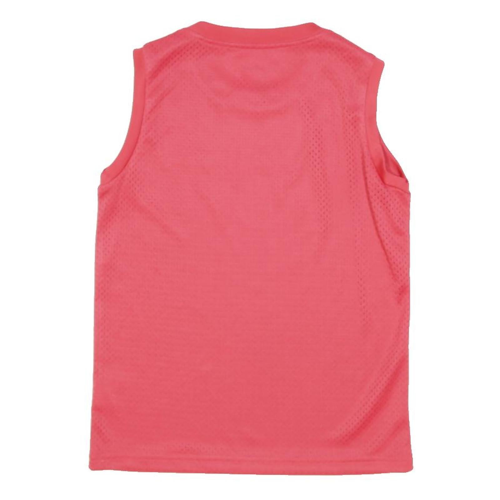 CHAMPION Boys Red Polyester Blend Sleeveless Crew Neck Athletic Vest 8Y
