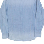 G-STAR Mens Blue Denim Shirt L Button Pocket Casual Long Sleeve Cotton Blend