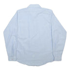 IZOD LACOSTE Womens Blue Cotton Blend Shirt S Casual Button Down Long Sleeve