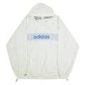 ADIDAS Mens Pullover Jacket Grey Hooded L