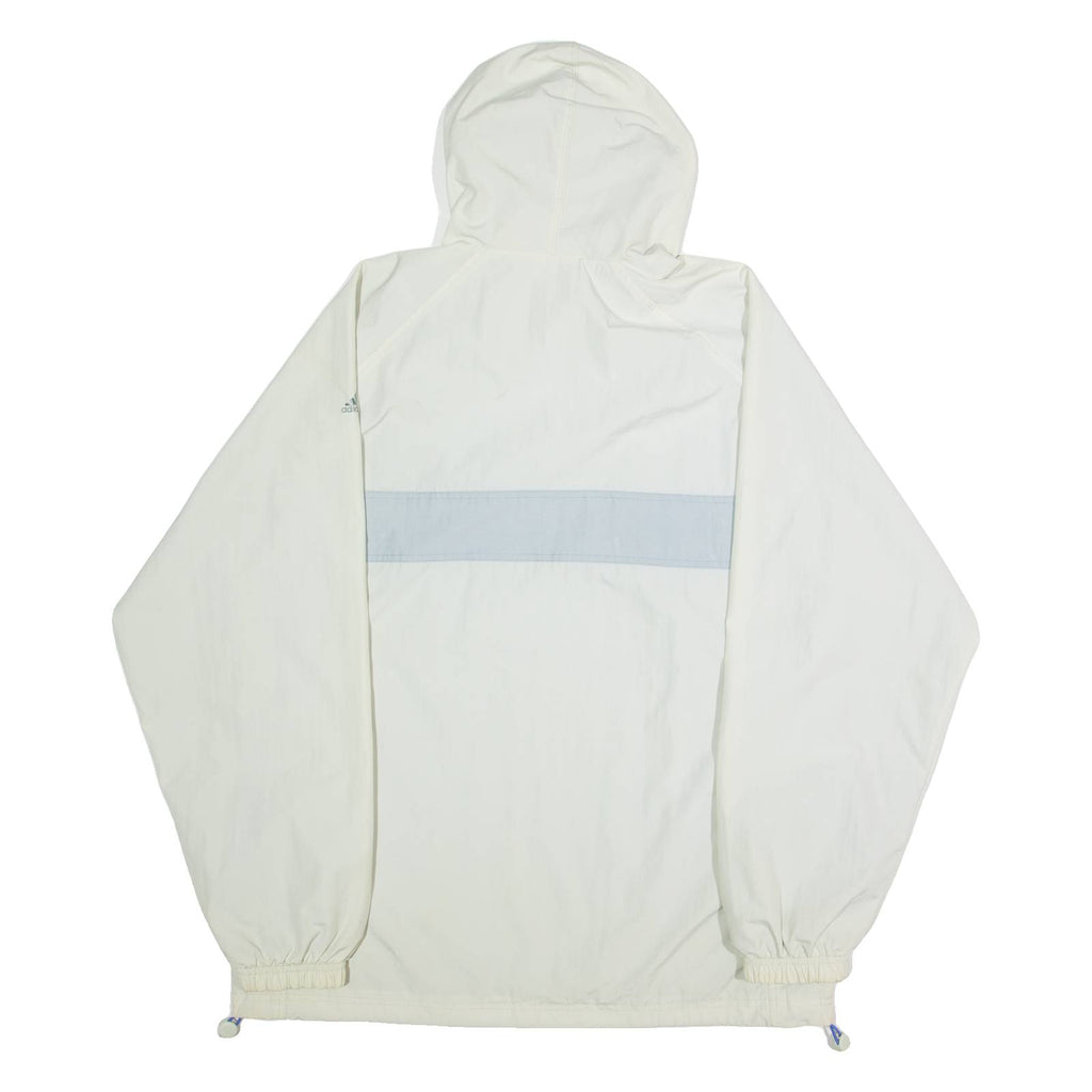 ADIDAS Mens Pullover Jacket Grey Hooded L