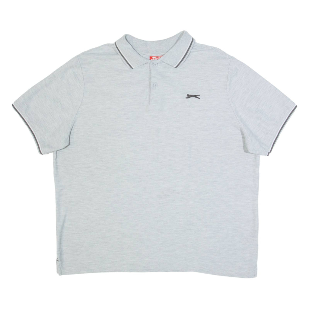 SLAZENGER Mens Polo Shirt Grey XL