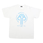 SCREEN STARS BEST Womens White Pan Pacific Swimming Championships Graphic