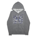 NFL Womens Grey Seahawks Football Full Zip Hoodie S Team Sportswear