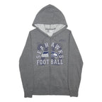 NFL Womens Grey Seahawks Football Full Zip Hoodie S Team Sportswear