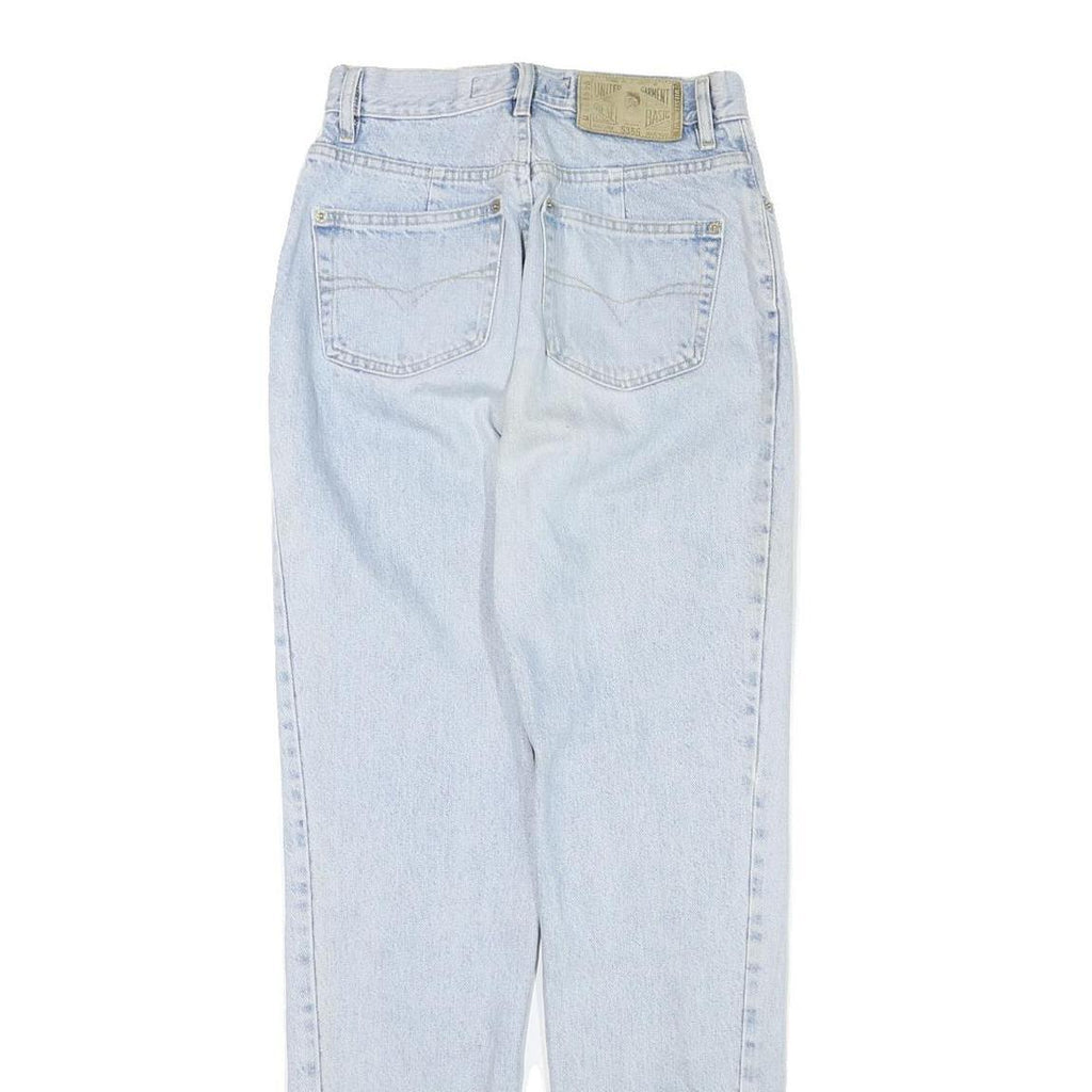 DIESEL Womens Slim Fit Light Blue Denim Jeans W26 L31 Cotton Blend Zip