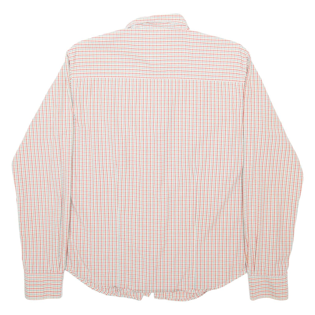 DONALDSON Womens Shirt Red 90s Check Long Sleeve L