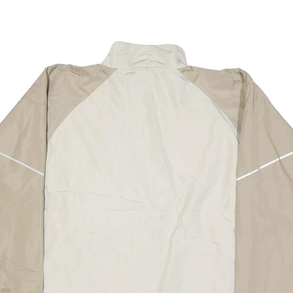 HELLY HANSEN Mens Beige & Cream Jacket M Nylon Plain Zip Casual Outdoor