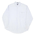 GANT Mens White Button-Down Shirt M Cotton Blend Classic Long Sleeve Pocket