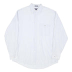 GANT Mens White Button-Down Shirt M Cotton Blend Classic Long Sleeve Pocket