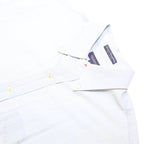 GANT Mens White Button-Down Shirt M Cotton Blend Classic Long Sleeve Pocket