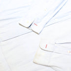 GANT Mens White Button-Down Shirt M Cotton Blend Classic Long Sleeve Pocket