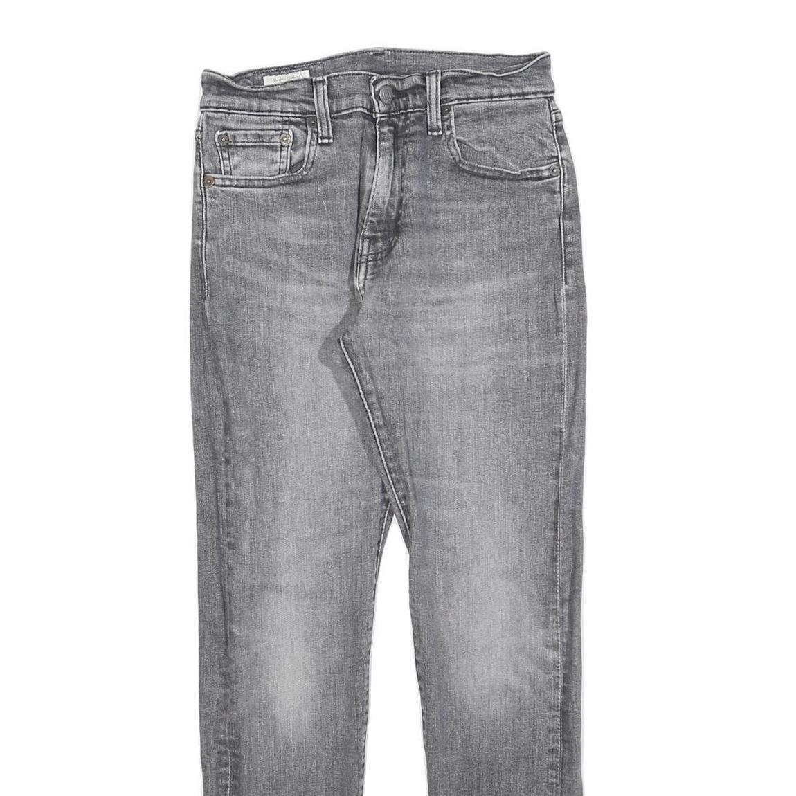 LEVI'S 512 Big E Mens Jeans Grey Slim Skinny Denim Rinse W29 L29 Stretch