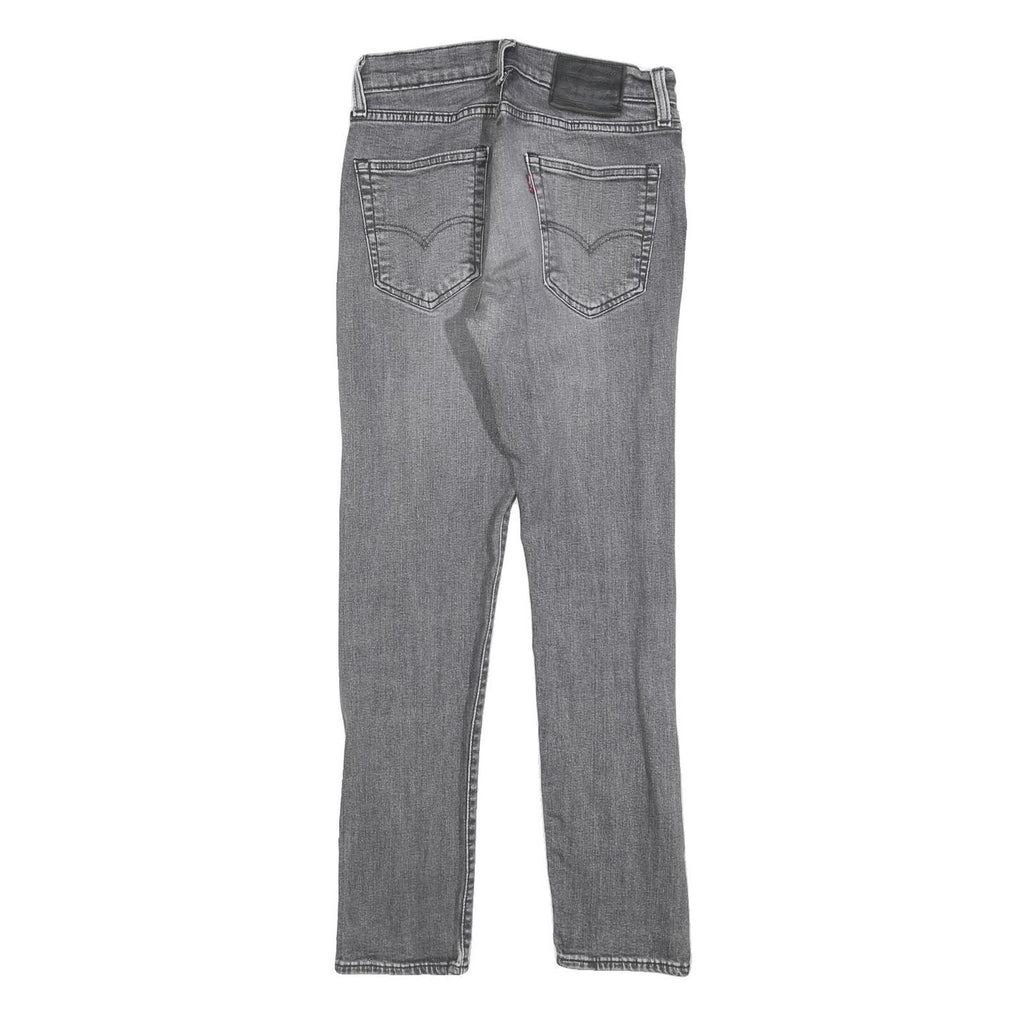 LEVI'S 512 Big E Mens Jeans Grey Slim Skinny Denim Rinse W29 L29 Stretch