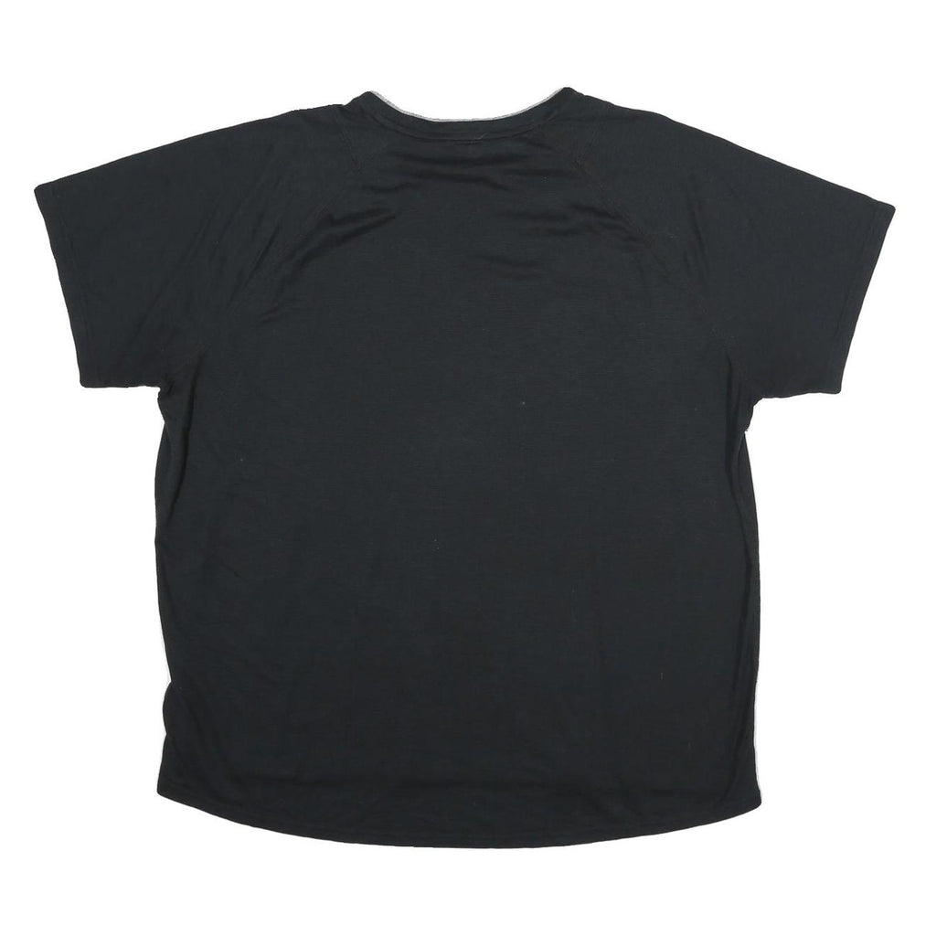 PUMA Mens Black Grey Logo Graphic T-Shirt 2XL Short Sleeve Crew Neck Casual