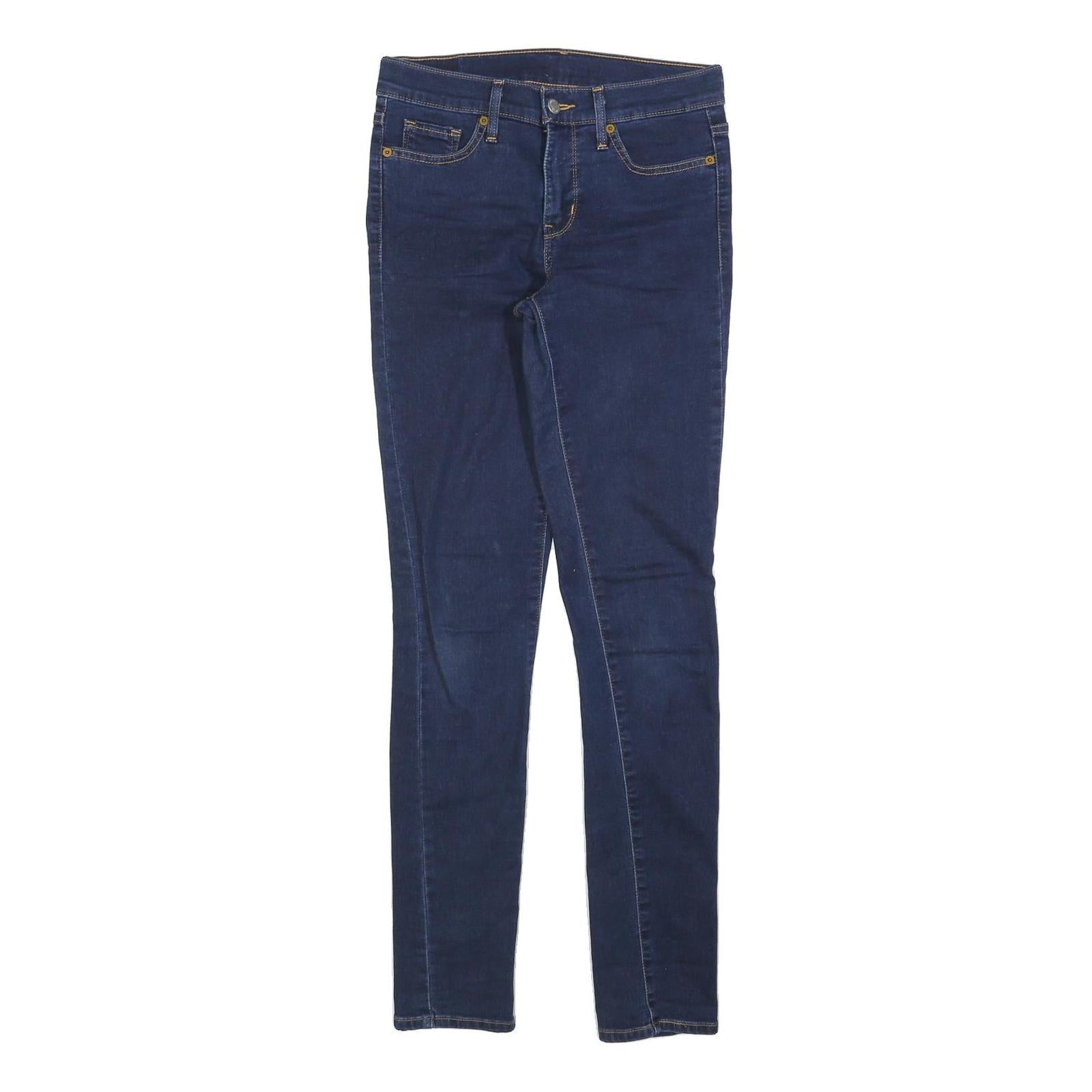 LEVI'S Womens Jeans Blue Slim Skinny Denim Medium W26 L32 Classic Fit Zip