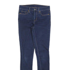 LEVI'S Womens Jeans Blue Slim Skinny Denim Medium W26 L32 Classic Fit Zip