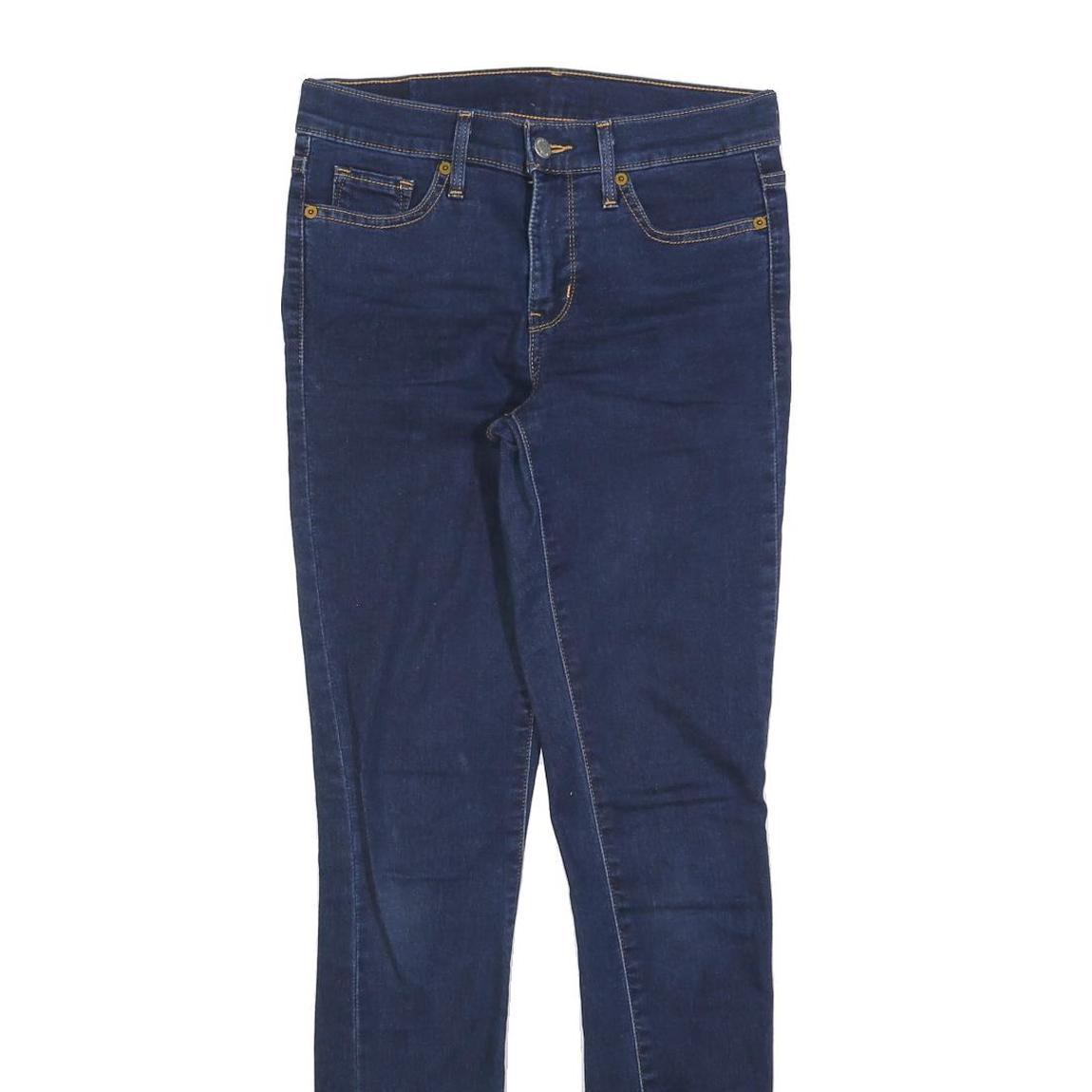 LEVI'S Womens Jeans Blue Slim Skinny Denim Medium W26 L32 Classic Fit Zip