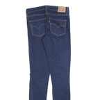 LEVI'S Womens Jeans Blue Slim Skinny Denim Medium W26 L32 Classic Fit Zip