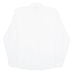 CHRISTIE & JILL Womens Blouse White Collared Long Sleeve M