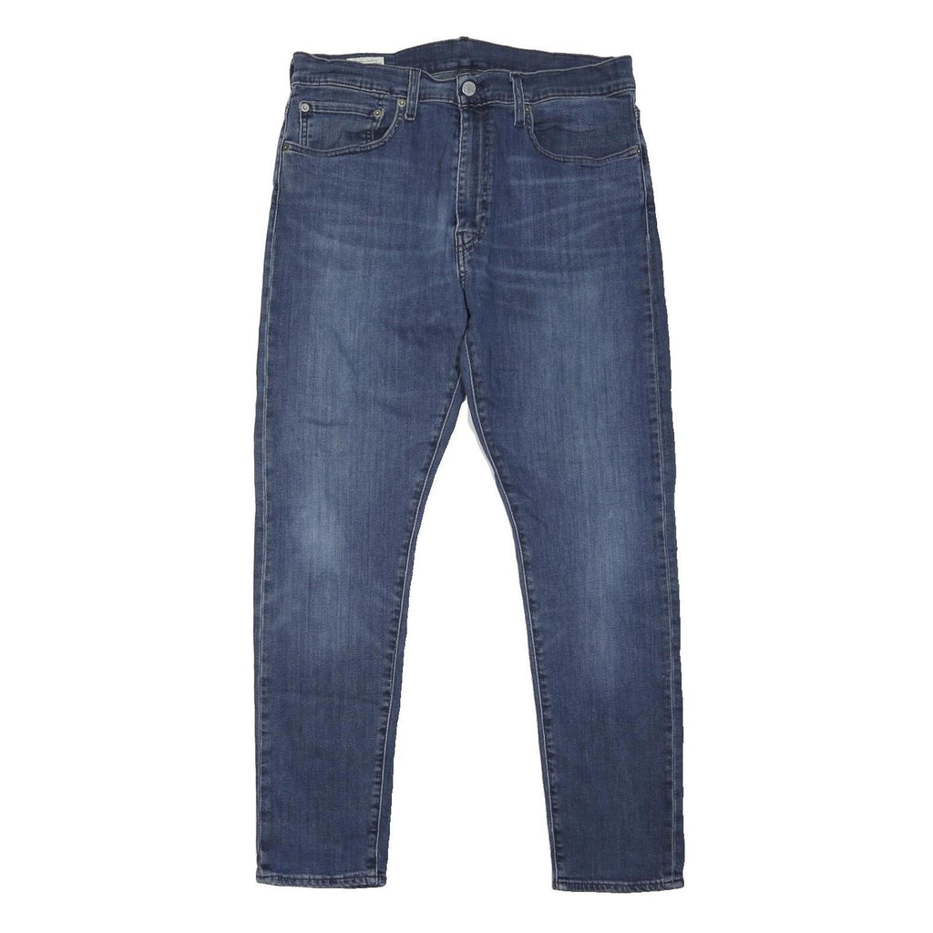 LEVI'S 512 BIG E Mens Jeans Blue Regular Skinny Denim Medium W34 L28 Button