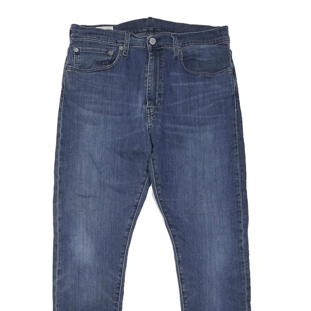 LEVI'S 512 BIG E Mens Jeans Blue Regular Skinny Denim Medium W34 L28 Button
