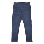 LEVI'S 512 BIG E Mens Jeans Blue Regular Skinny Denim Medium W34 L28 Button