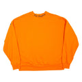 BLACK SQUAD Los Angeles Oversized Womens Sweatshirt Orange USA XS