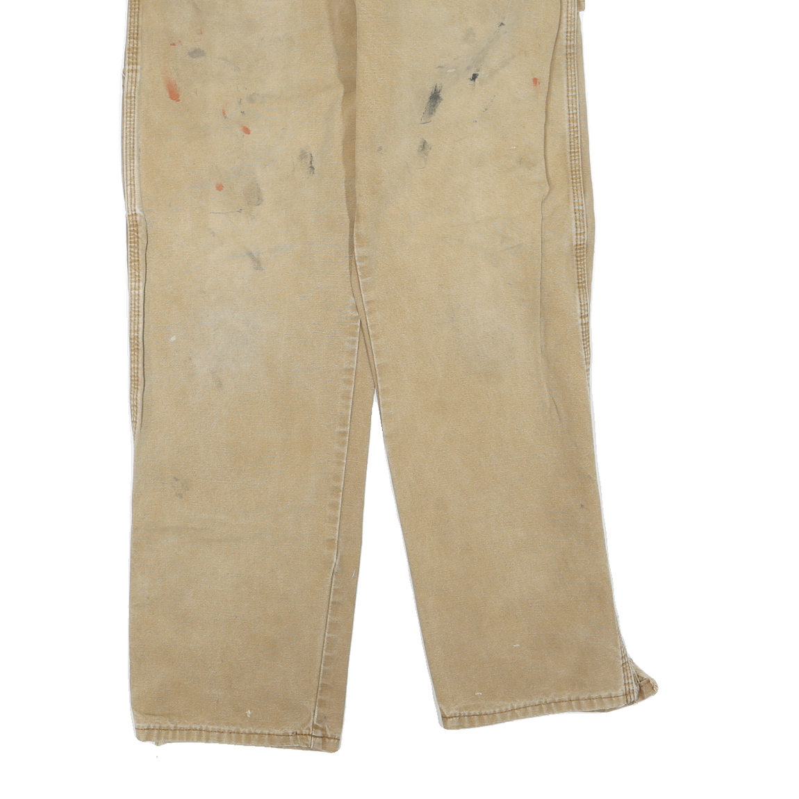 DICKIES Mens Jeans Beige Regular Straight Denim Medium W30 L28 Workwear Durable