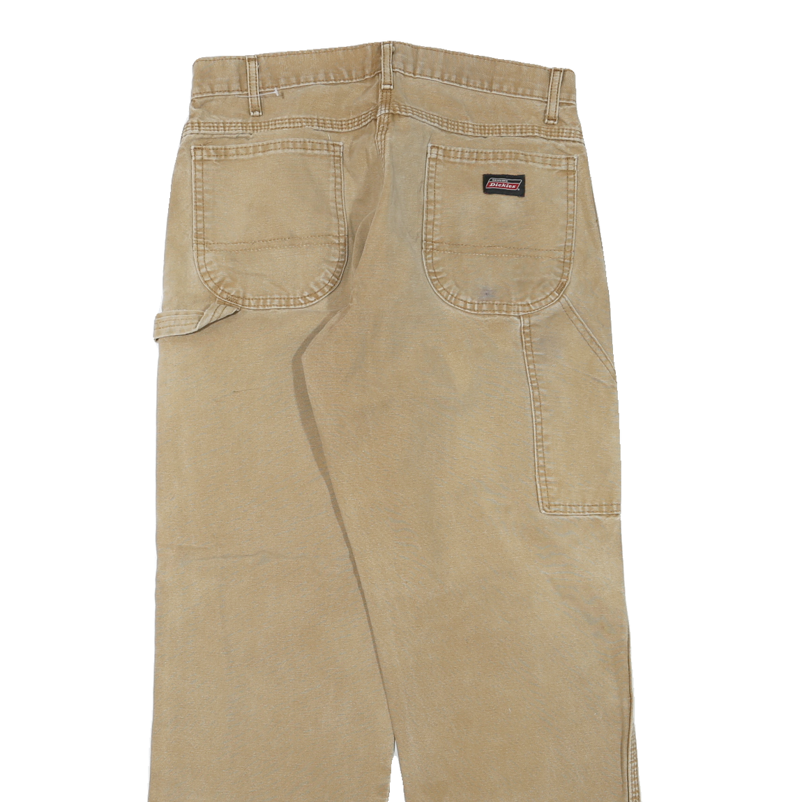 DICKIES Mens Jeans Beige Regular Straight Denim Medium W30 L28 Workwear Durable