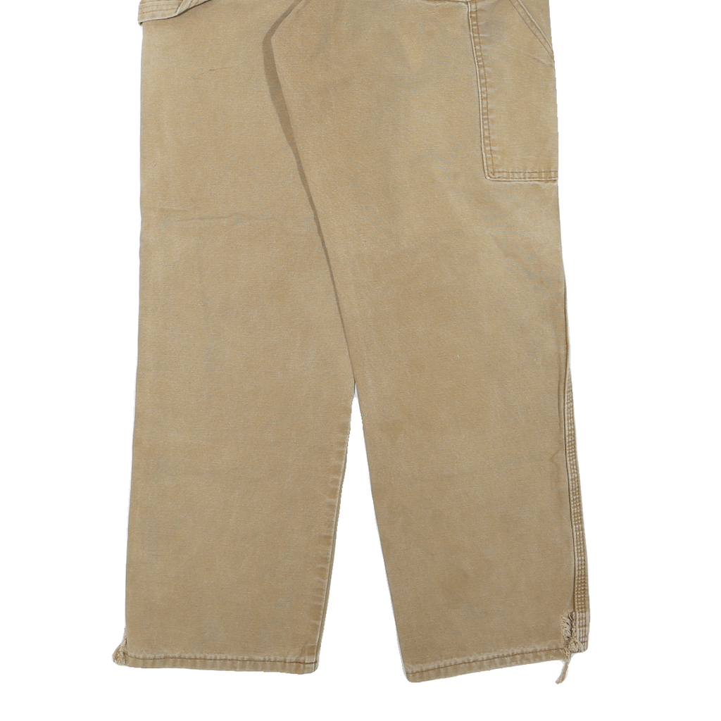 DICKIES Mens Jeans Beige Regular Straight Denim Medium W30 L28 Workwear Durable