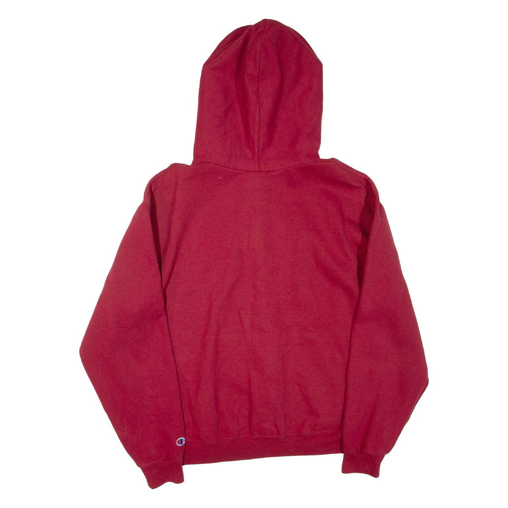 CHAMPION Mens Red Hoodie L