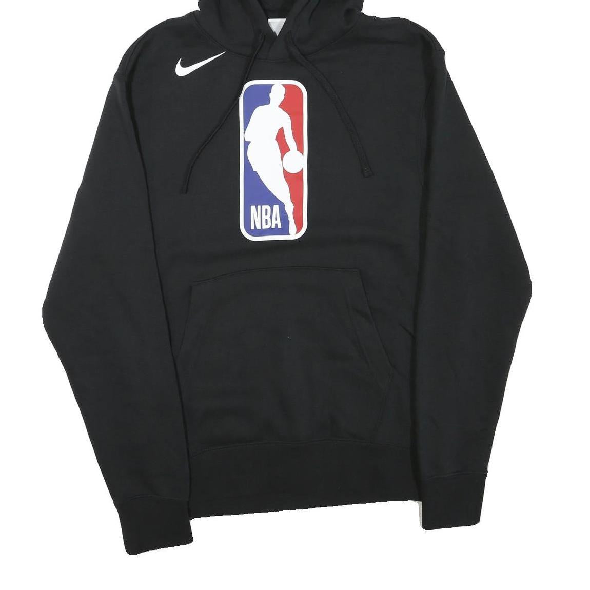NIKE Mens Black NBA Pullover Hoodie XS Basketball Cotton Blend Sportswear