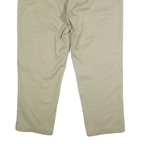 DICKIES Mens Classic Beige Polyester Blend Zip Trousers W44 L30 Workwear