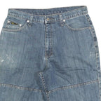 US CLASSIC Mens Denim Blue Casual Shorts M W32 Cotton Blend Comfortable Fit