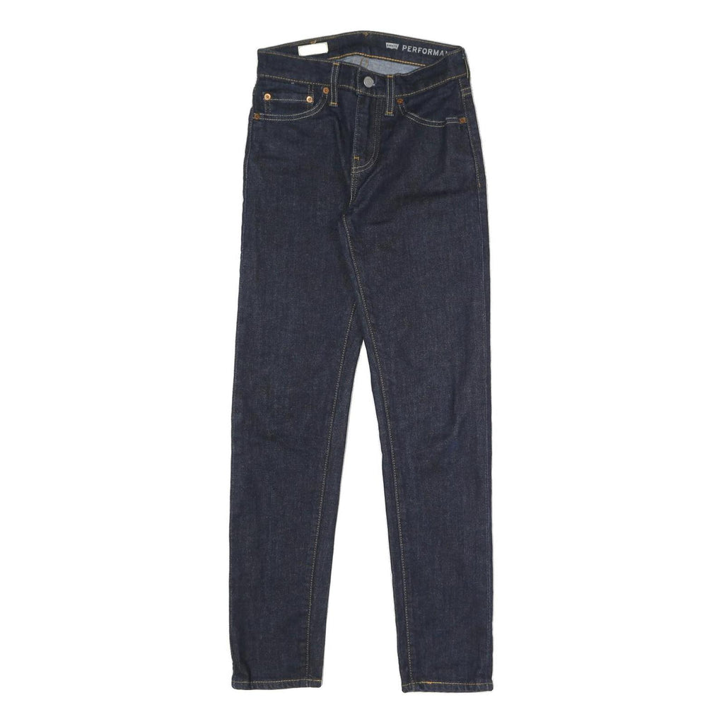 LEVI'S 512 Tapered Mens Jeans Blue Slim Tapered Denim Dark W26 L29 Classic