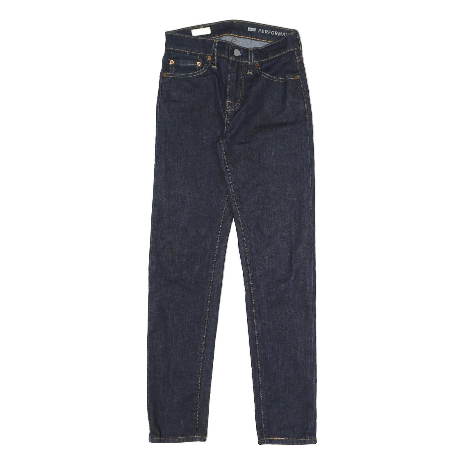 LEVI'S 512 Tapered Mens Jeans Blue Slim Tapered Denim Dark W26 L29 Classic