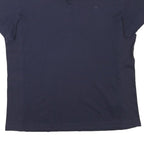 CALVIN KLEIN Womens Navy Blue V-Neck T-Shirt M Short Sleeve Classic Cotton Blend