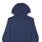 NIKE Mens Navy Blue Hoodie L Cotton Blend Pullover Long Sleeve Casual