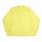 HABAND Womens Yellow Polyester Button Jacket XL Plain Casual Lightweight